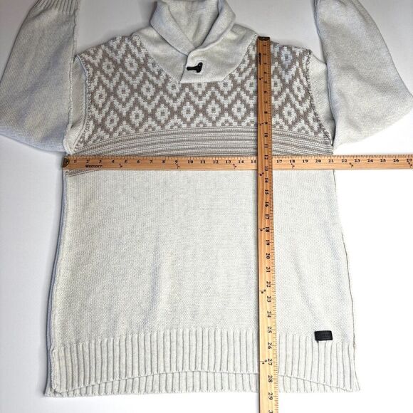 Outpost Makers Mens Pullover Sweater Shawl+Toggle Collar XL Fair Isle Gorpcore - Picture 11 of 14